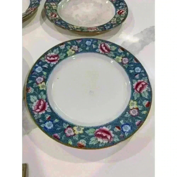 Nantucket By j&G Meakin Dinner Plates (set 6) 2 Have Chips 1 Has Been Glued Back - Picture 10 of 16